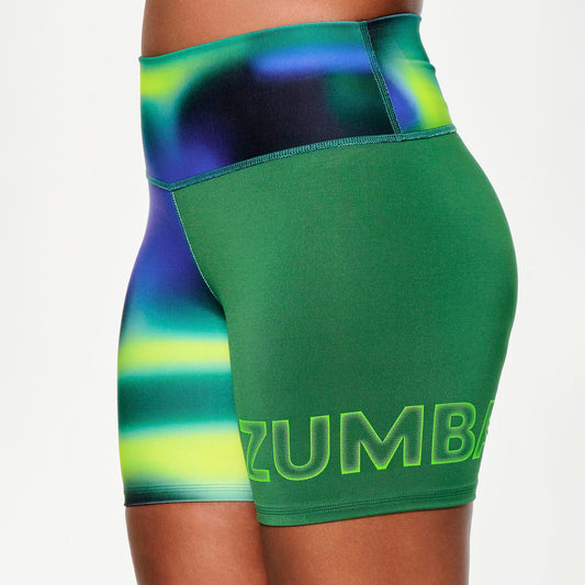 Zumba Tropidelic High Waisted Biker Shorts