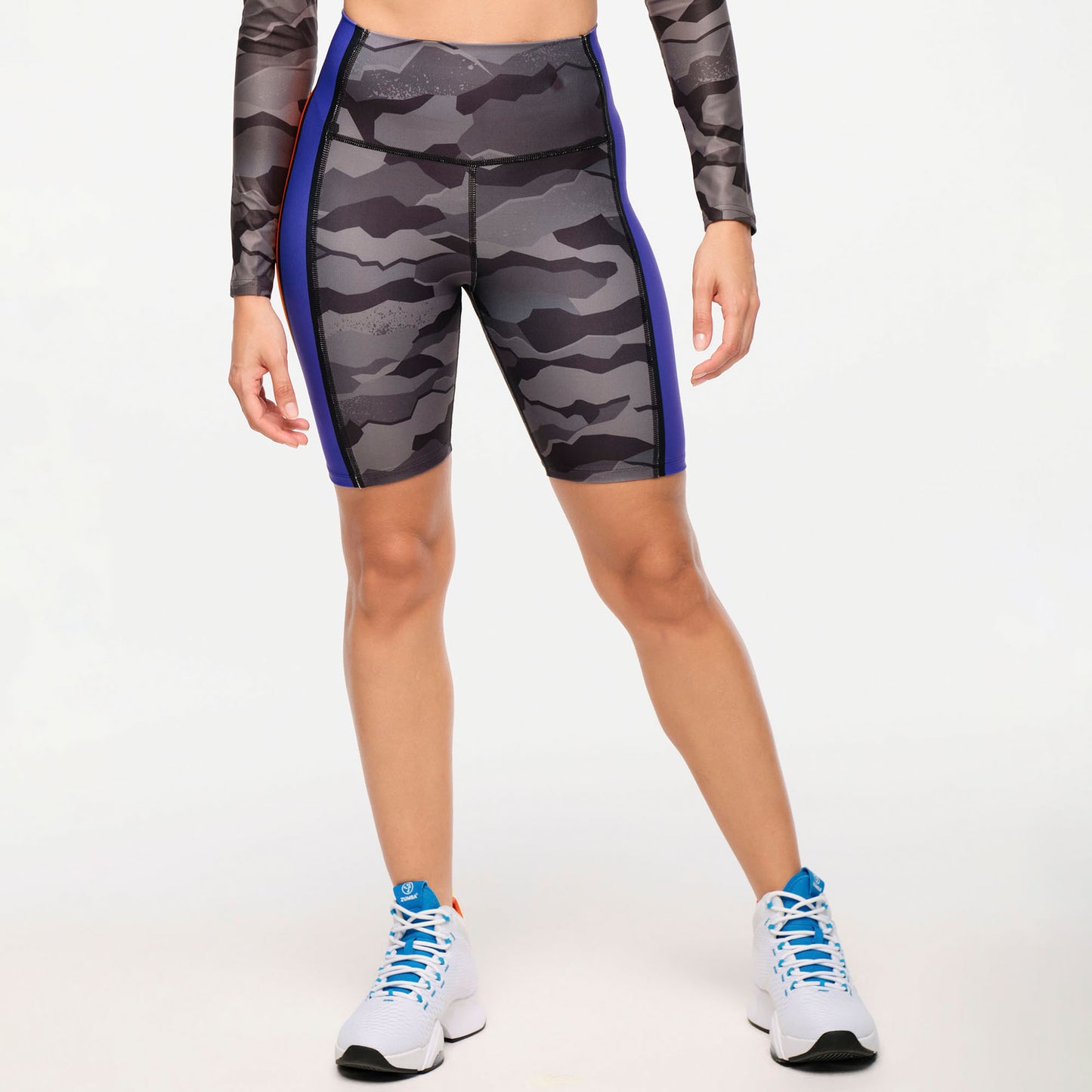 Zumba Explore High Waisted Biker Shorts