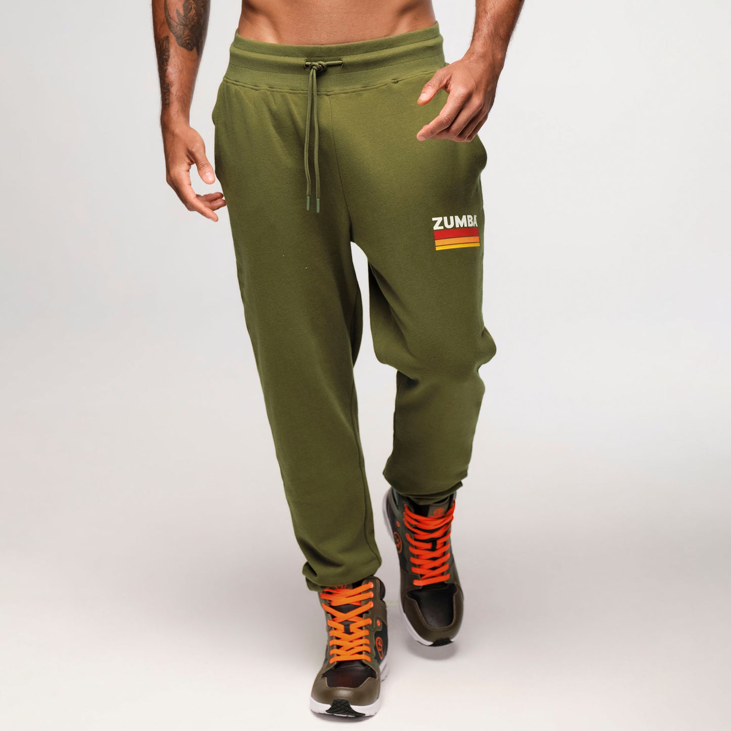 Zumba Explore High Rise Crop Joggers - Olive You