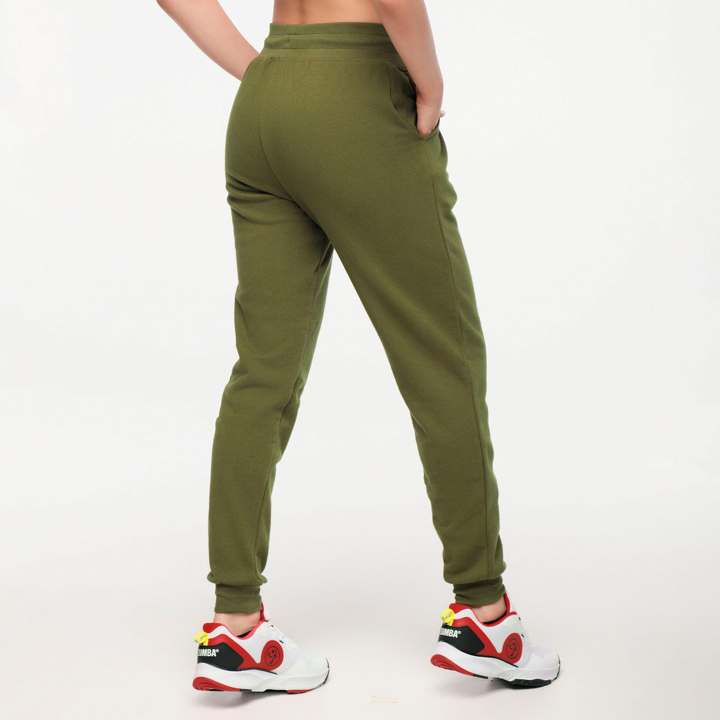 Zumba Explore High Rise Crop Joggers - Olive You