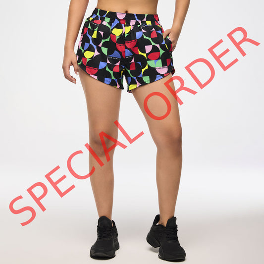 Zumba Haus Curved Running Shorts