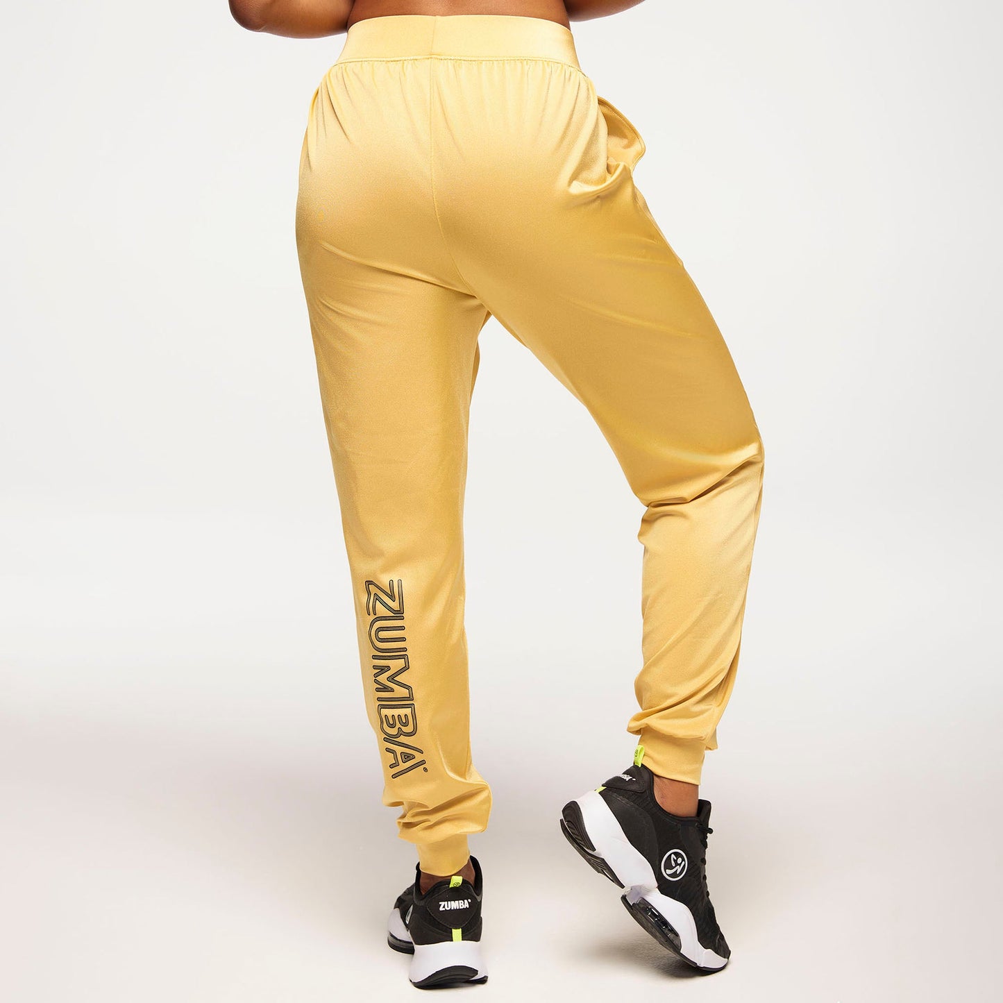 Zumba Runway Harem Crop Pants - Gold