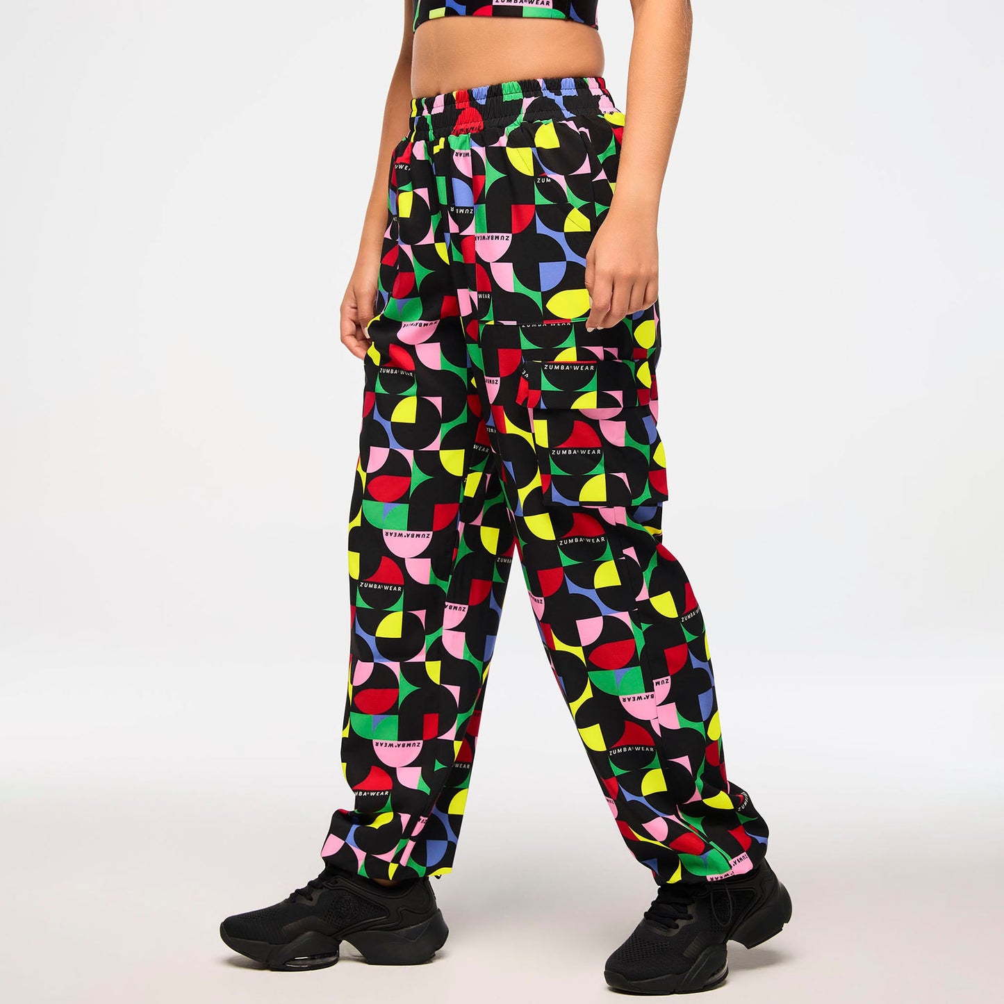 Zumba Haus Cargo Pants With Bungee Details