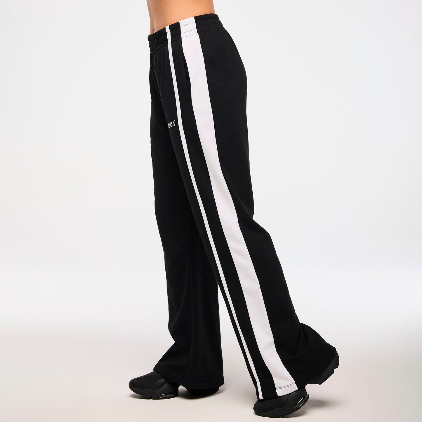 Zumba Haus Wide Leg Sweatpants With Side Panel