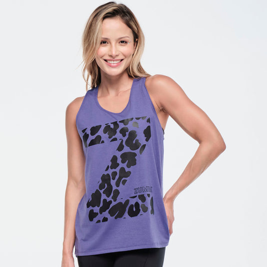 Funscape Loose Tank - Purple Pop