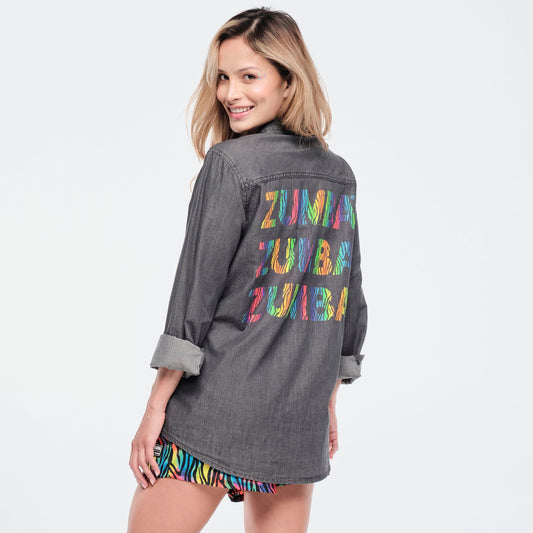 Funscape Long Sleeve Button Down