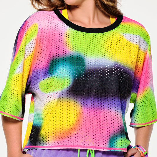 Zumba Tropidelic Mesh Top without Print