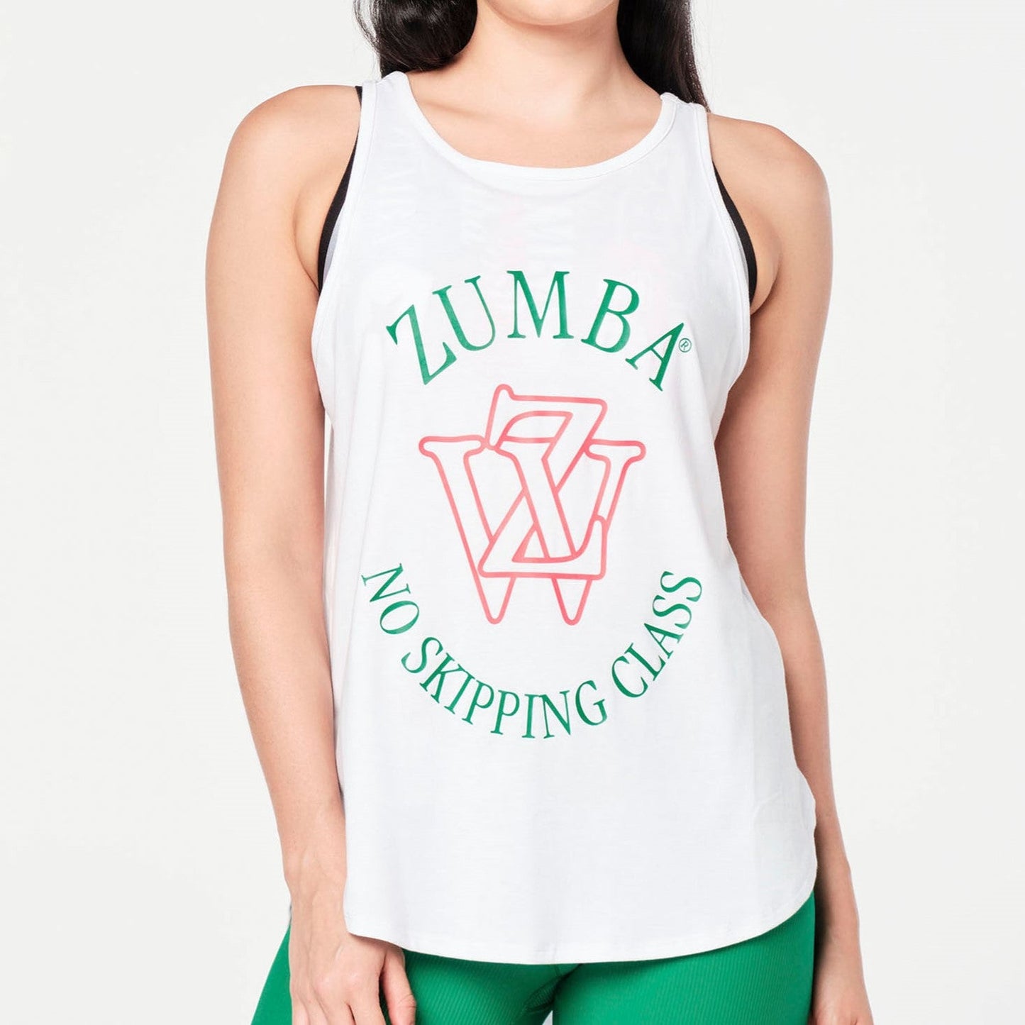 Zumba Prep Open Back Tank - Wear It Out White