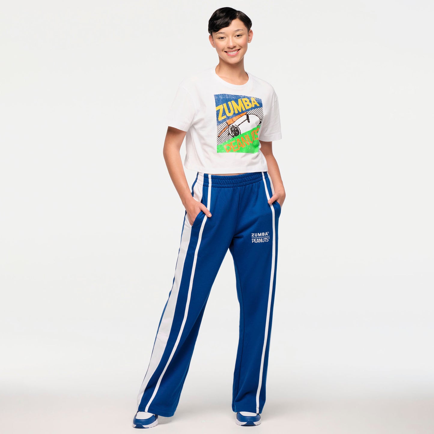 Zumba X Peanuts Straight Leg Track Pants