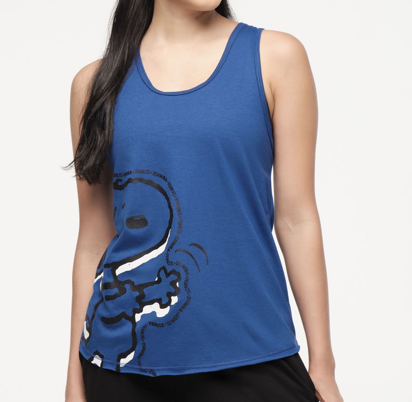 Zumba X Peanuts Easy Racerback - Surfs Up Blue