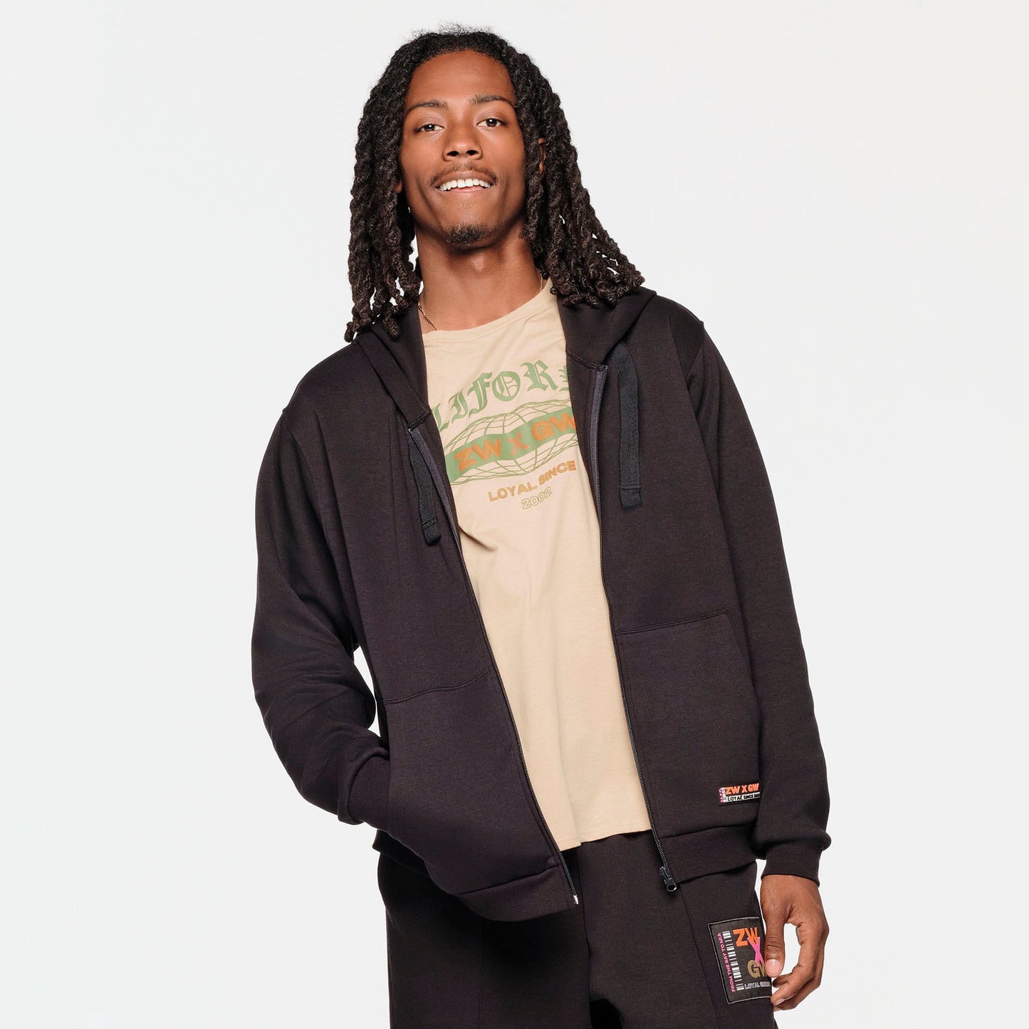 ZW X GW Zip Up Jacket With Oversized Hoodie