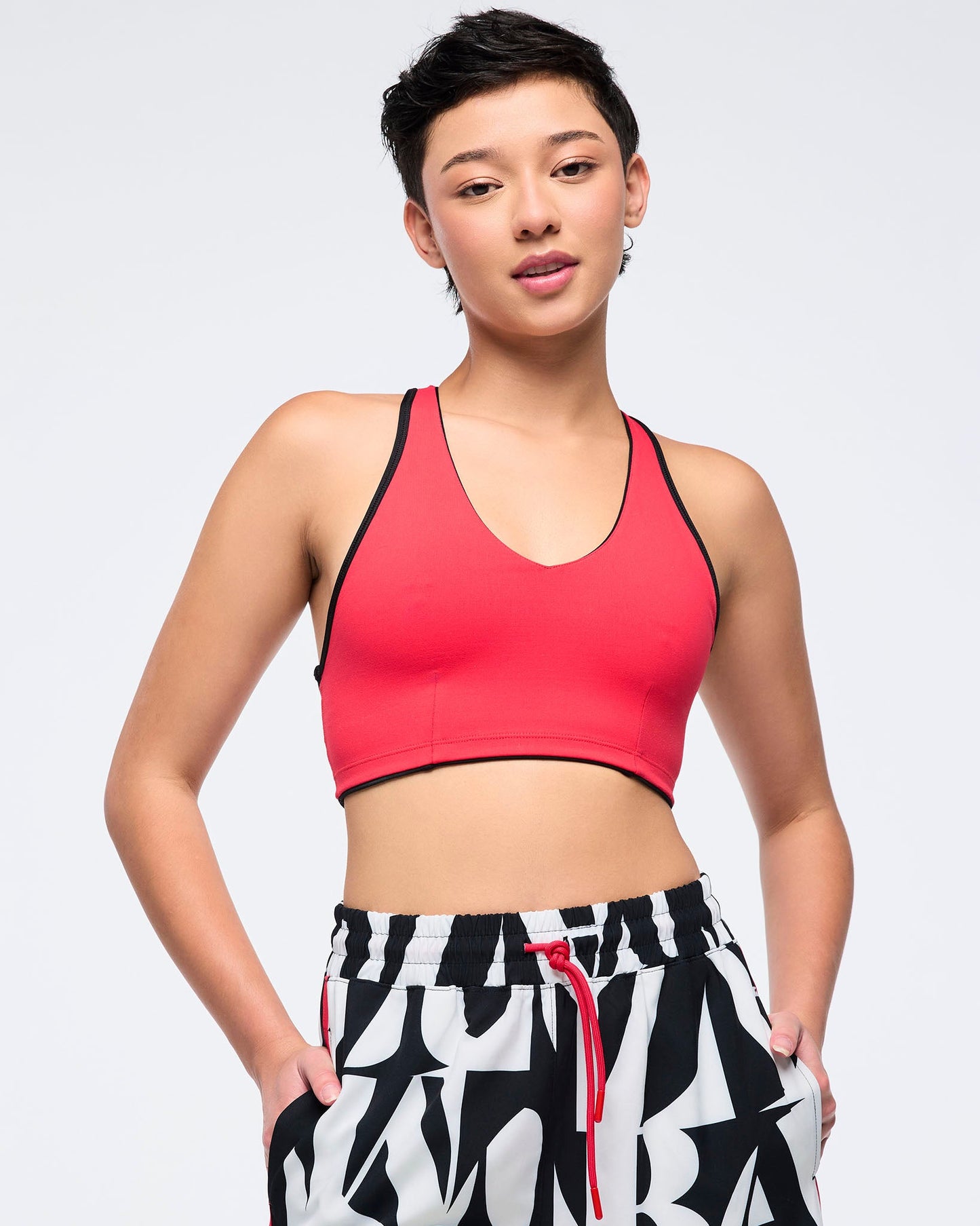 Zumba Haus Reversible Skinny V-Bra