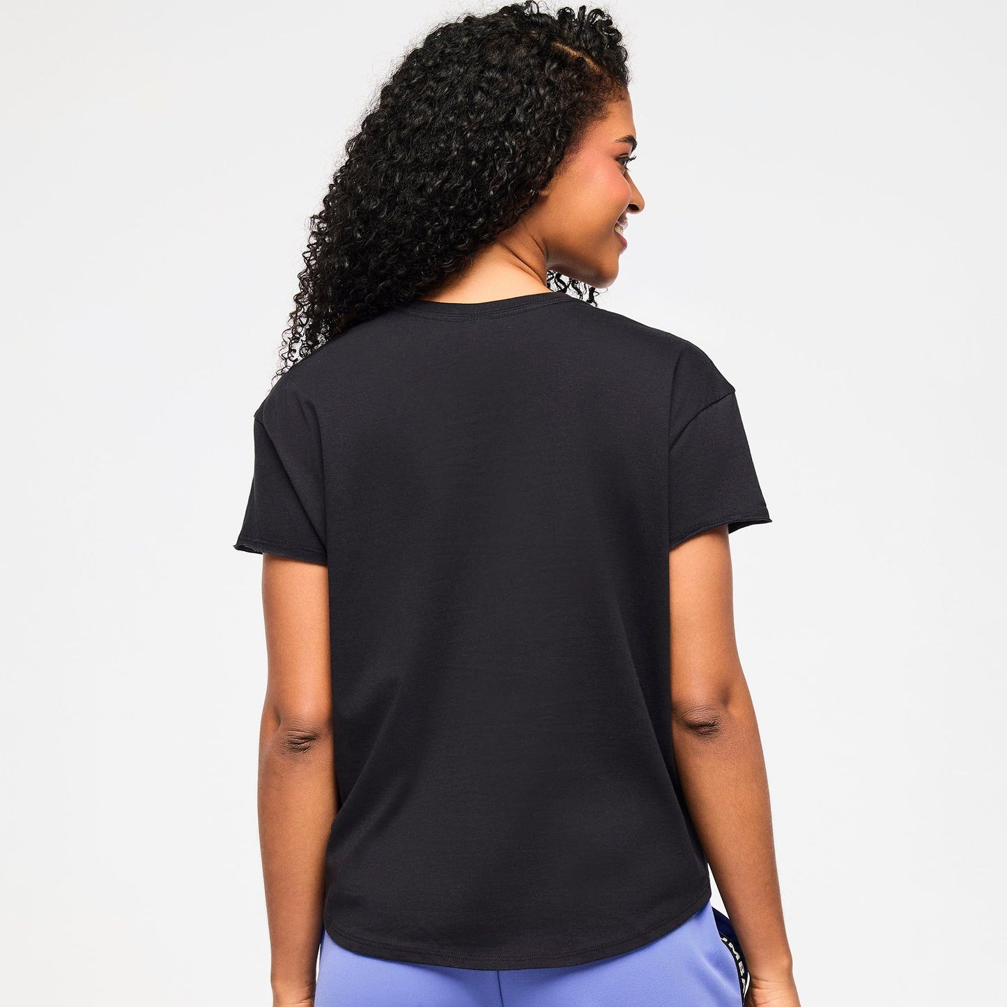 Zumba Haus High Low Crew Neck Top