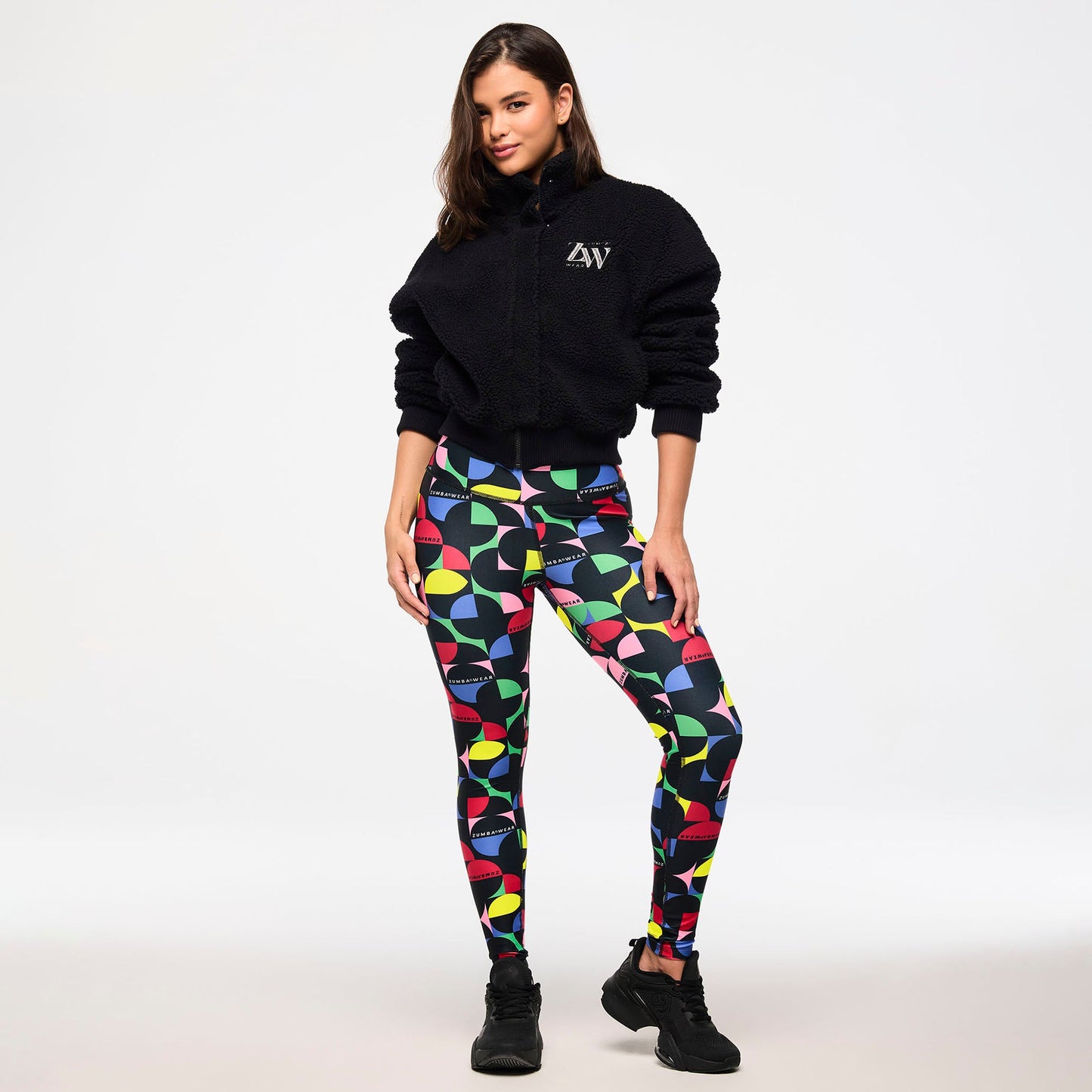 Zumba Haus High Neck Zip-Up Jacket