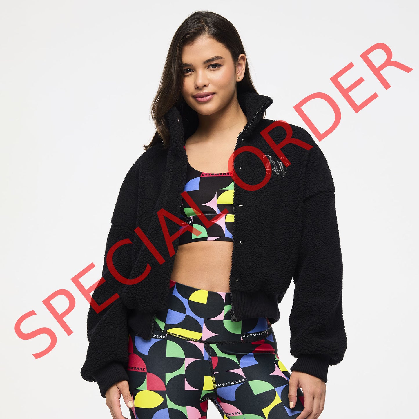 Zumba Haus High Neck Zip-Up Jacket