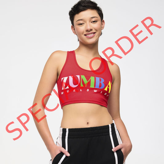 Zumba Haus Crop Racerback