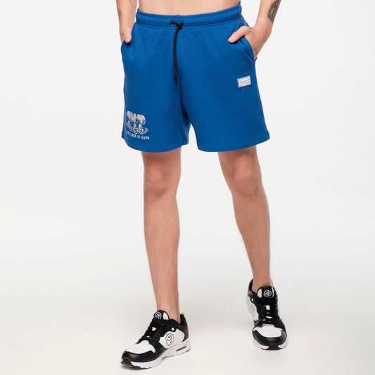 Zumba X Peanuts Men's Knit Short - Blue