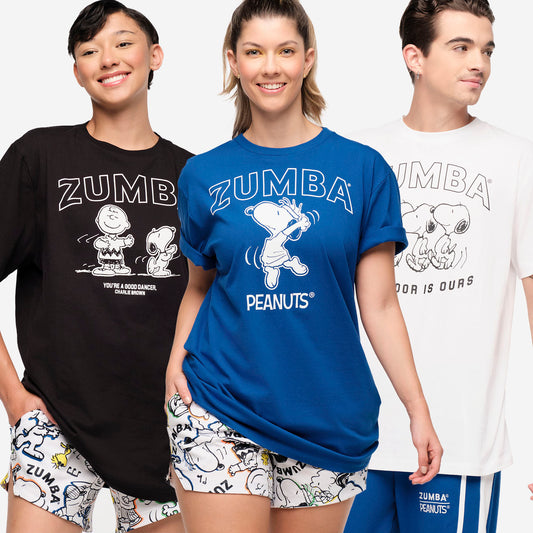 Zumba X Peanuts Tees 3PK