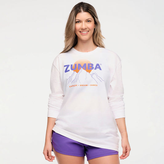 Zumba Explore Unisex Long Sleeve Tee