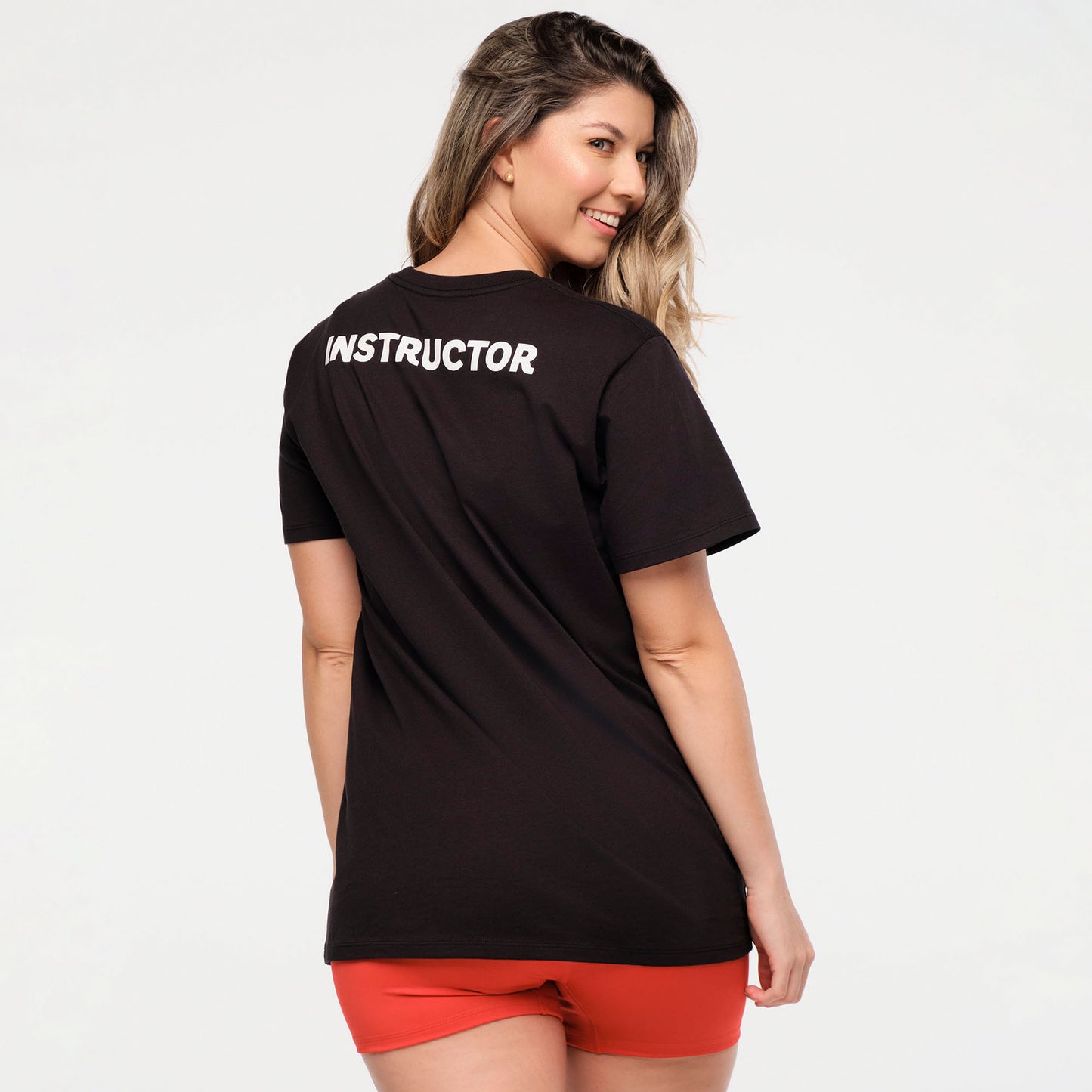 Zumba Explore Crew Neck Instructor Tee - Bold Black