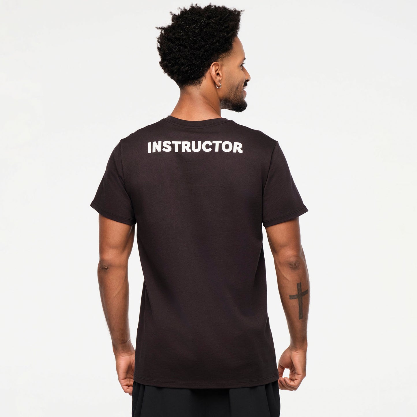 Zumba Explore Crew Neck Instructor Tee - Bold Black