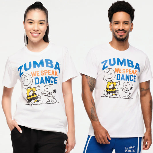 Zumba X Peanuts Crew Neck Tee - White