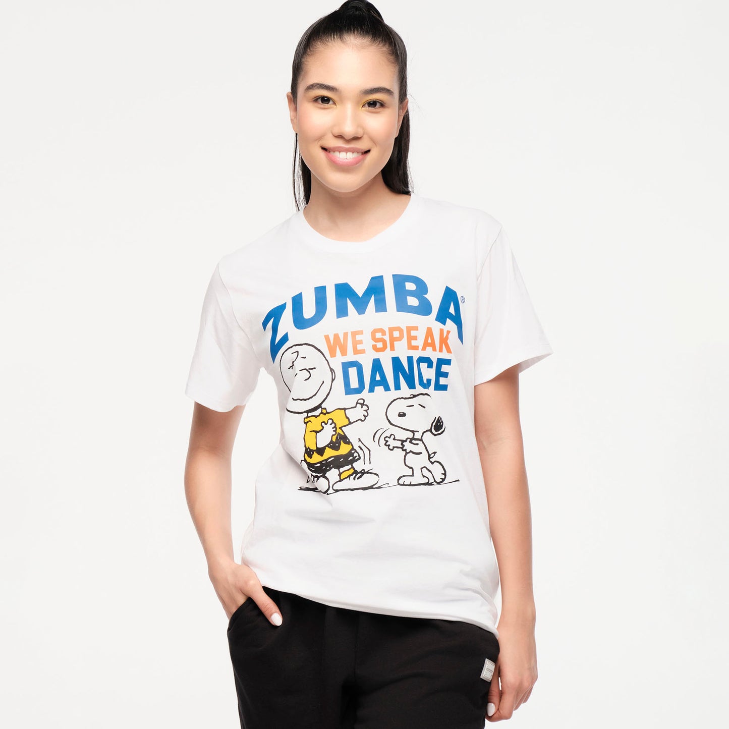 Zumba X Peanuts Crew Neck Tee - White