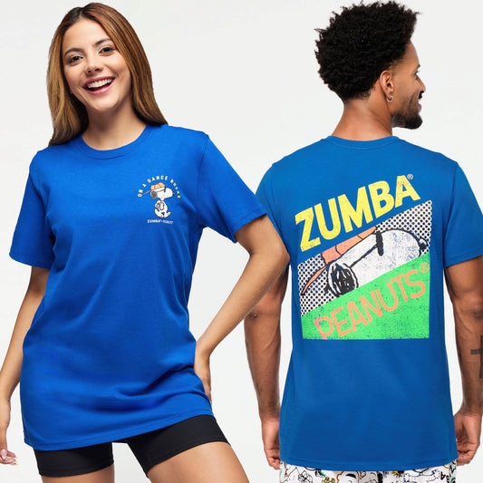 Zumba X Peanuts Crew Neck Tee - Blue