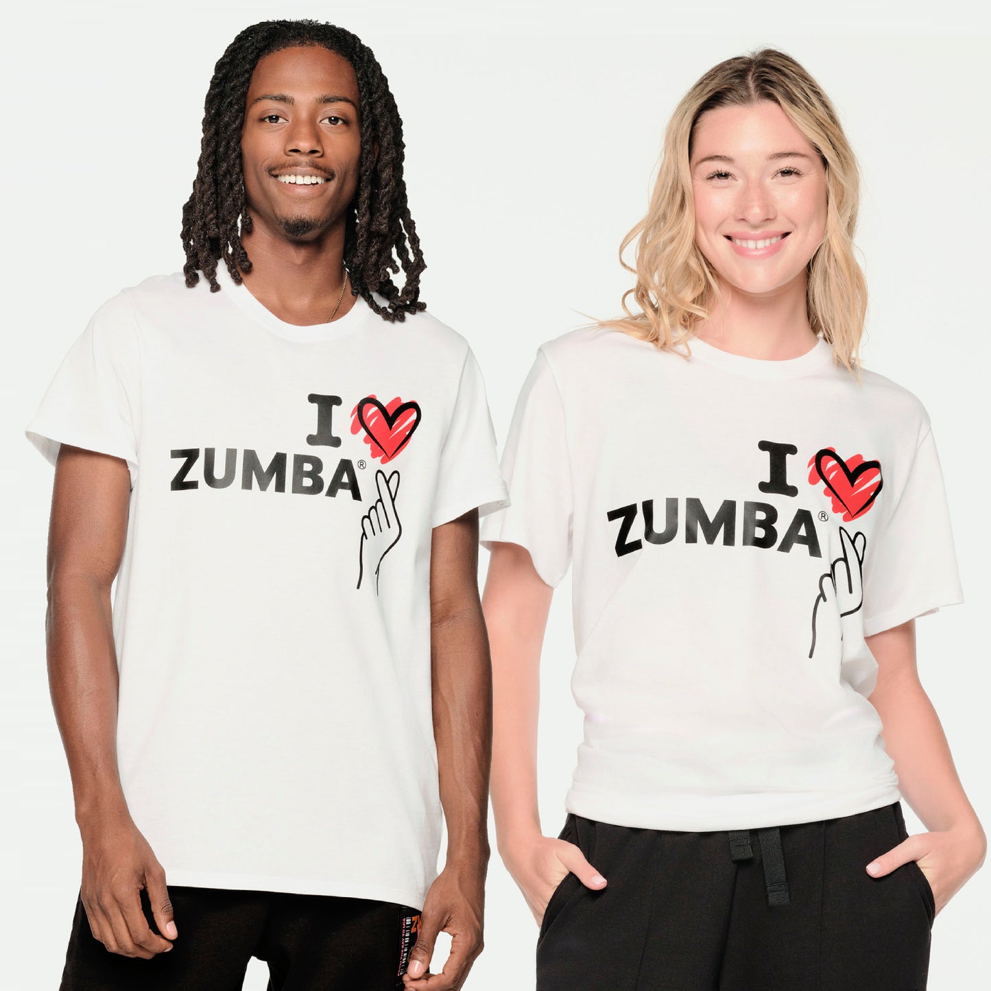 I Love Zumba Unisex Tee Wear It Out White