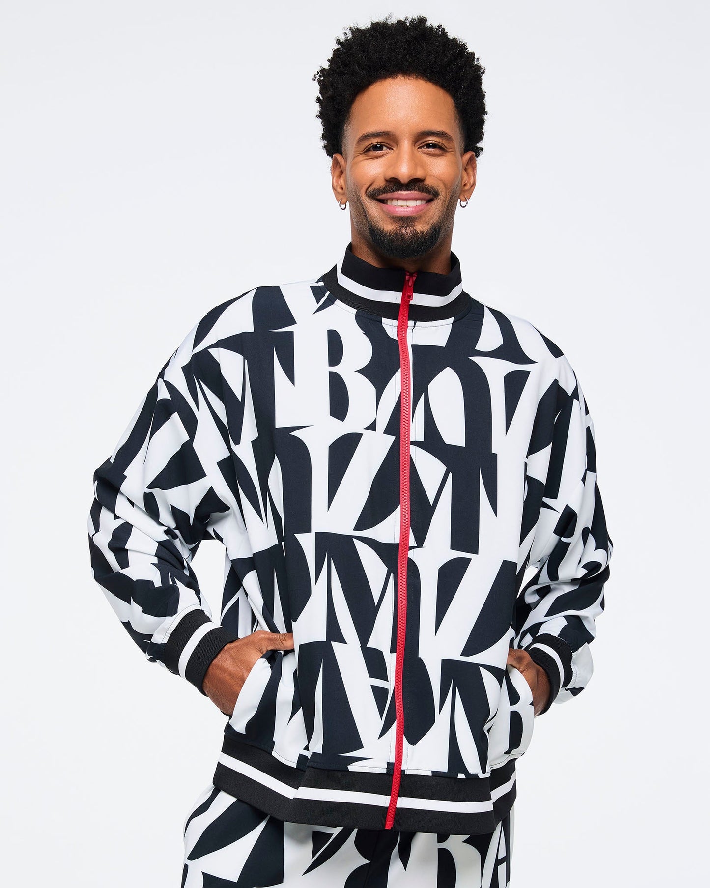 Zumba Haus Oversized Woven Track Jacket