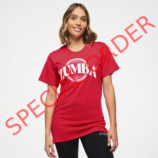 Zumba Haus Unisex Crew Neck Tee - Red