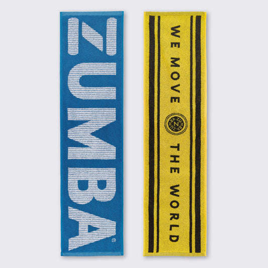 Retro Zumba Fitness Towels 2pk